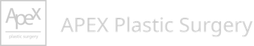 Hospital logo combining the English APEX Plastic Surgery symbol and Korean clinic name
